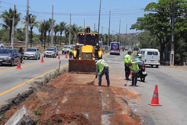 Primeiras ações em obra da av. Felizardo Moura causam impacto mínimo no trânsito