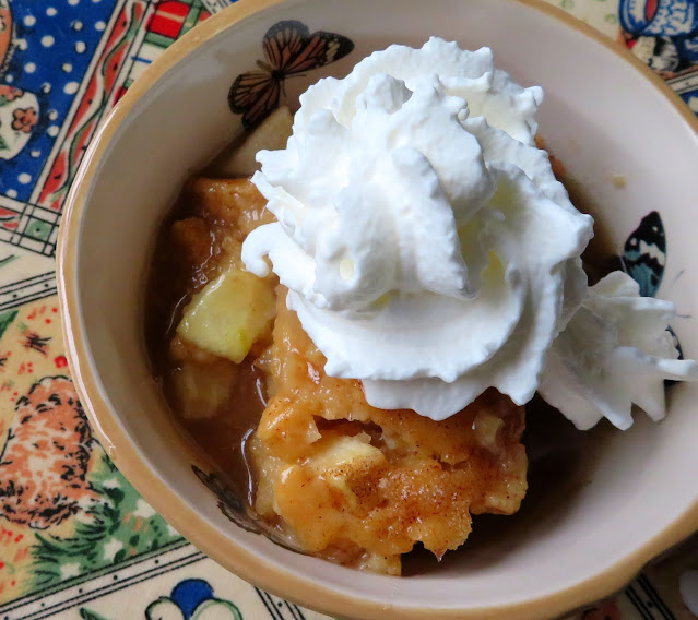 Caramel Apple Self-Saucing Pudding