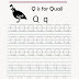letter q tracing worksheets for preschool google search - alphabet worksheets letter q worksheets printable