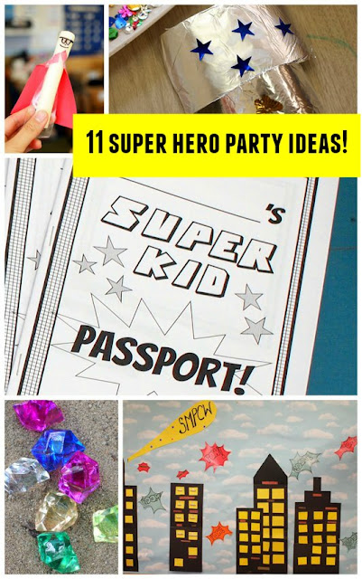 11 Awesome and Easy Super Hero Party Activities and Crafts- Budget friendly and Perfect for Kids of all ages!