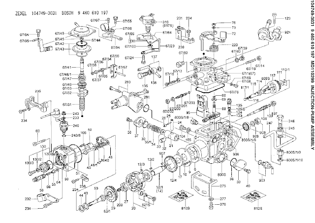 9460610197, 104749-3031 DISTRIBUTOR INJECTION FUEL PUMP ZEXEL