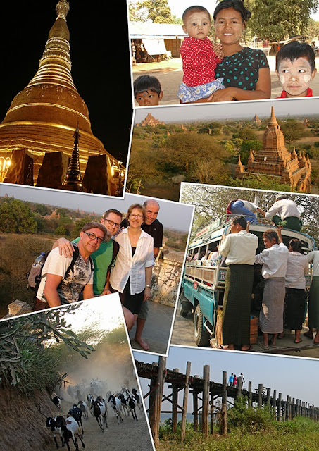 Collage photo du Myanmar