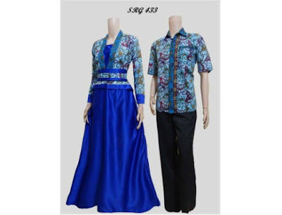 Model Baju Batik Couple Lebaran Terbaru 2016