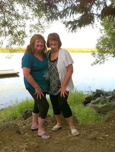 Maryruth and Sue at Rocky Point