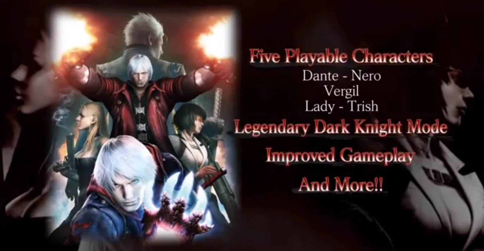 Devil May Cry 4 Special Edition 5 Playable Characters And Pc Version Confirmed Update Retail Release And Limited Edition In Japan Entertainment Ghost