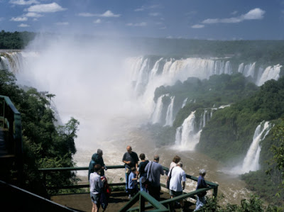 Natural Water Falls Iguazu Brazil Argentina
