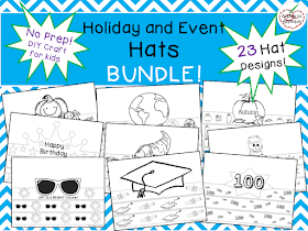 NO PREP Holiday and Events Hats Bundle with 23 Hats | Apples to Applique