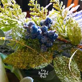 faux blue juniper berries