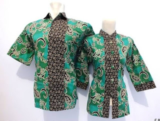 Desain Baju Batik Couple Pria dan Wanita