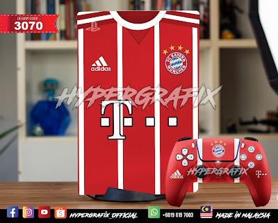 SKIN PS5 Jersey Bola