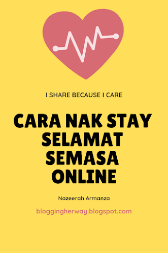 cara nak stay selamat semasa online