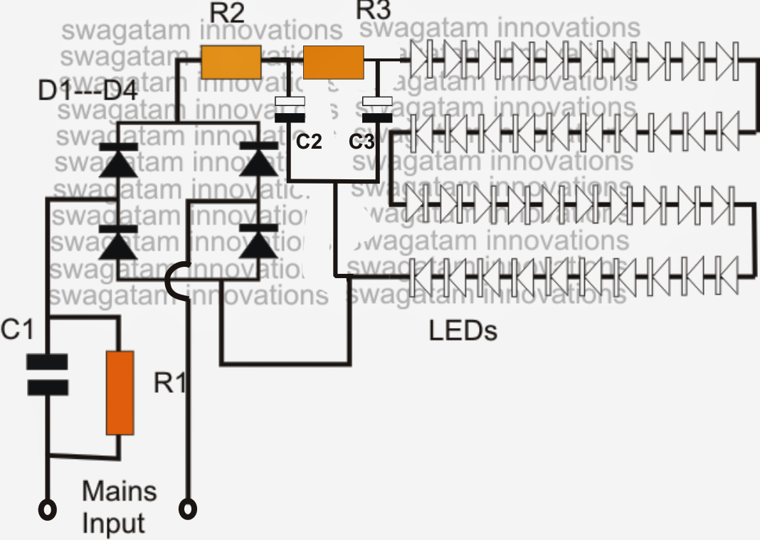 Simple LED Bulb Circuit