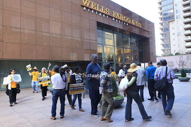 occupy fights foreclosure protests in fron tof wells fargo bank, OFF shuts down wells fargo bank, fraudulent foreclosure