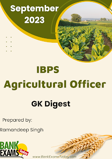 Agricultural Officer GK Digest: September 2023