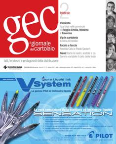 GEC. Il Giornale del Cartolaio 2007-02 - Febbraio 2007 | ISSN 0394-8234 | TRUE PDF | Bimestrale | Professionisti | Grafica | Cartotecnica | Distribuzione
GEC. Il Giornale del Cartolaio è una rivista rivolta a tutti gli operatori del settore cartoleria, cartotecnica, scolastica, ufficio, cancelleria e regalistica. Raggiunge costantemente tutti gli addetti ai lavori e si propone come l'interfaccia tra produttori, distributori (grossisti e dettaglianti) e GDO, rappresentando un prezioso filo diretto tra chi è a contatto con le esigenze del pubblico e delle aziende, sempre in cerca di idee e produttori nuovi. GEC. Il Giornale del Cartolaio è uno strumento di facile e comoda consultazione, dove si possono trovare tutte le novità del ricco mondo della cartoleria.