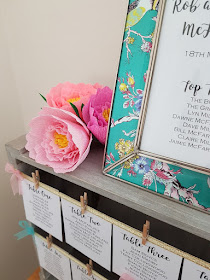 How to make your own vintage crate wedding table plan - cute and easy!
