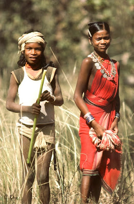Young Muria Tribe Children