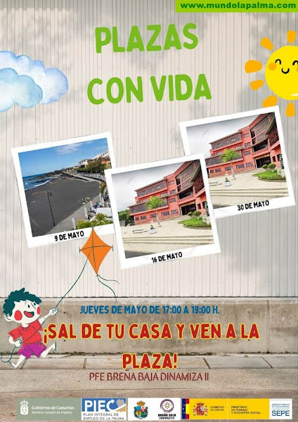 Proyecto 'Plazas con Vida' promueve diversión intergeneracional en Breña Baja