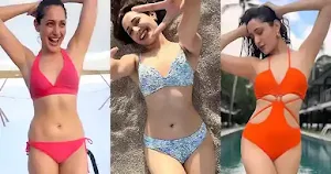 pragya jaiswal in bikini sexy body