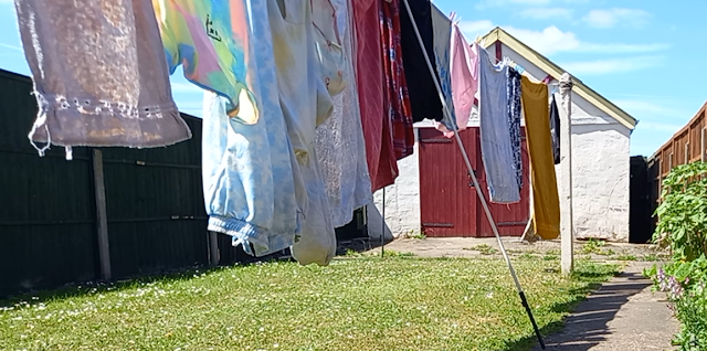 Washing on the line