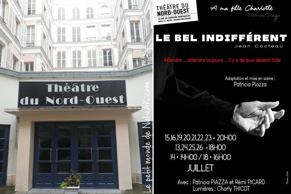 Théâtre Nord-Ouest Paris  Le bel indifférent