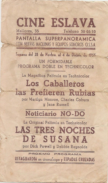 Programa de Cine - Los Caballeros las Prefieren Rubias - Marilyn Monroe - Jane Russell - Charles Coburn