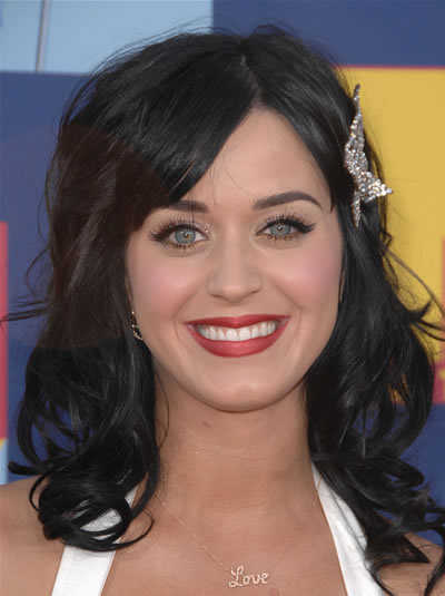black hairstyles for medium length hair. katy perry hairstyle. see