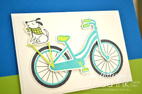 scissorspapercard, Stampin' Up!, Just Add Ink, Bike Ride, Better Together, Build A Bike Framelits