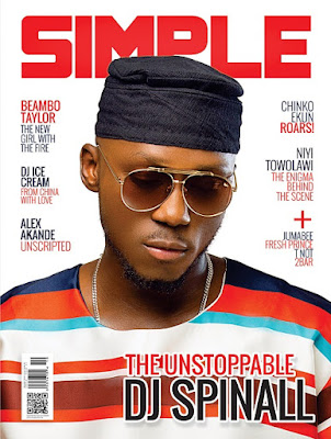 DJ Spinall covers Latest Issue of SIMPLE Magazine