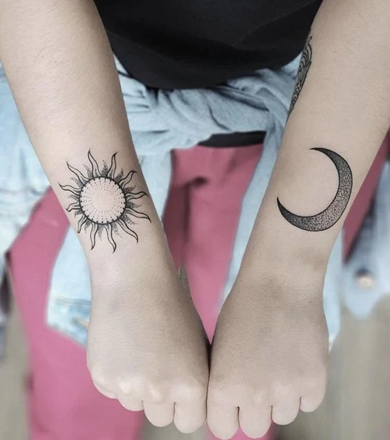 Tatuajes del Sol y la Luna