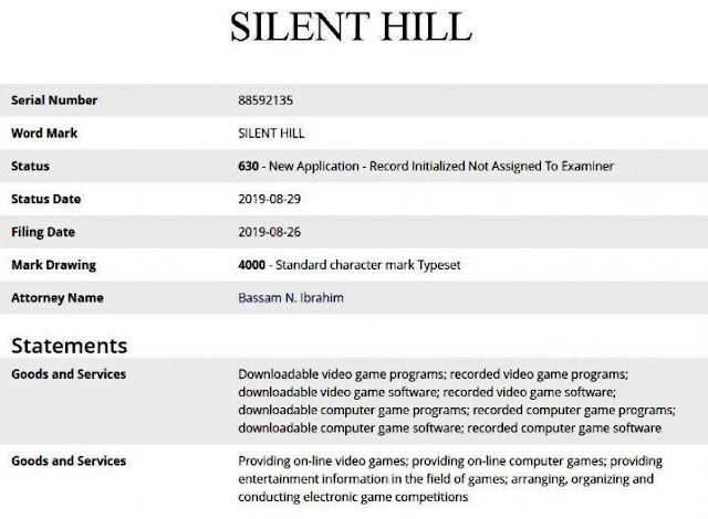 Konami again registers Silent Hill's title rights this time in America 