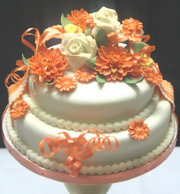 Chrysthamum Wedding Anniversary Cake May 2008