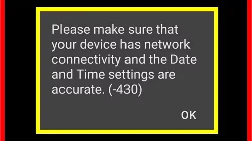 How To Fix Netflix Please Make Sure That Device Has Network Connectivity And The Date And Time Settings Are Accurate (-430)