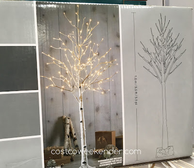 Give your place a more festive and natural look with the LED Birch Tree