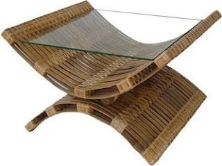 meja bambu sederhana unik