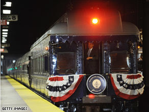 obama express, obama train ride, obama train, obama train route,obama