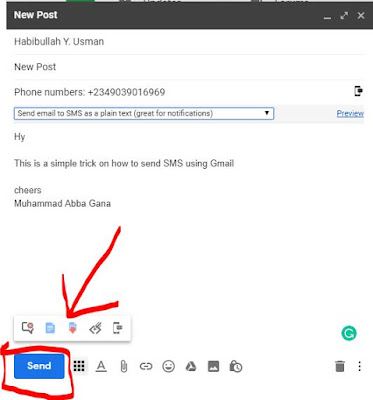 How to send SMS using Gmail for free