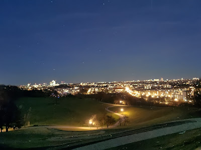 Olympiaparkの高台から見る夜景