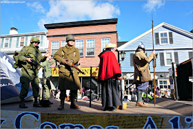 Militares del Desfile de Acción de Gracias de Plymouth