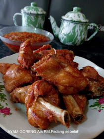 DAPUR BUNDA INONG: AYAM GORENG BUMBU ala Rumah makan Padang