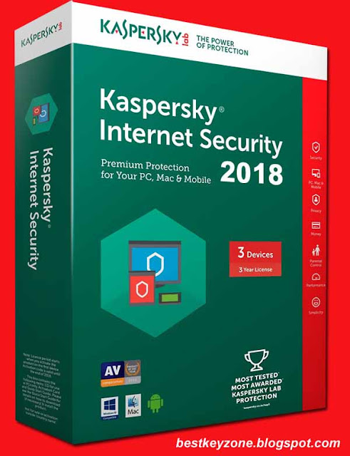 Kaspersky Internet Security 2018 Free Activation Key And Serial Key