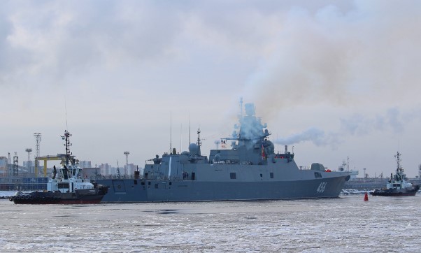 New Project 22350 Frigate Admiral Golovko Arrives at Main Base of Russia's Northern Fleet