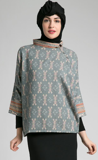  Model  Baju  Muslim Kebaya  Modern 2019 untuk Ibu Hamil 