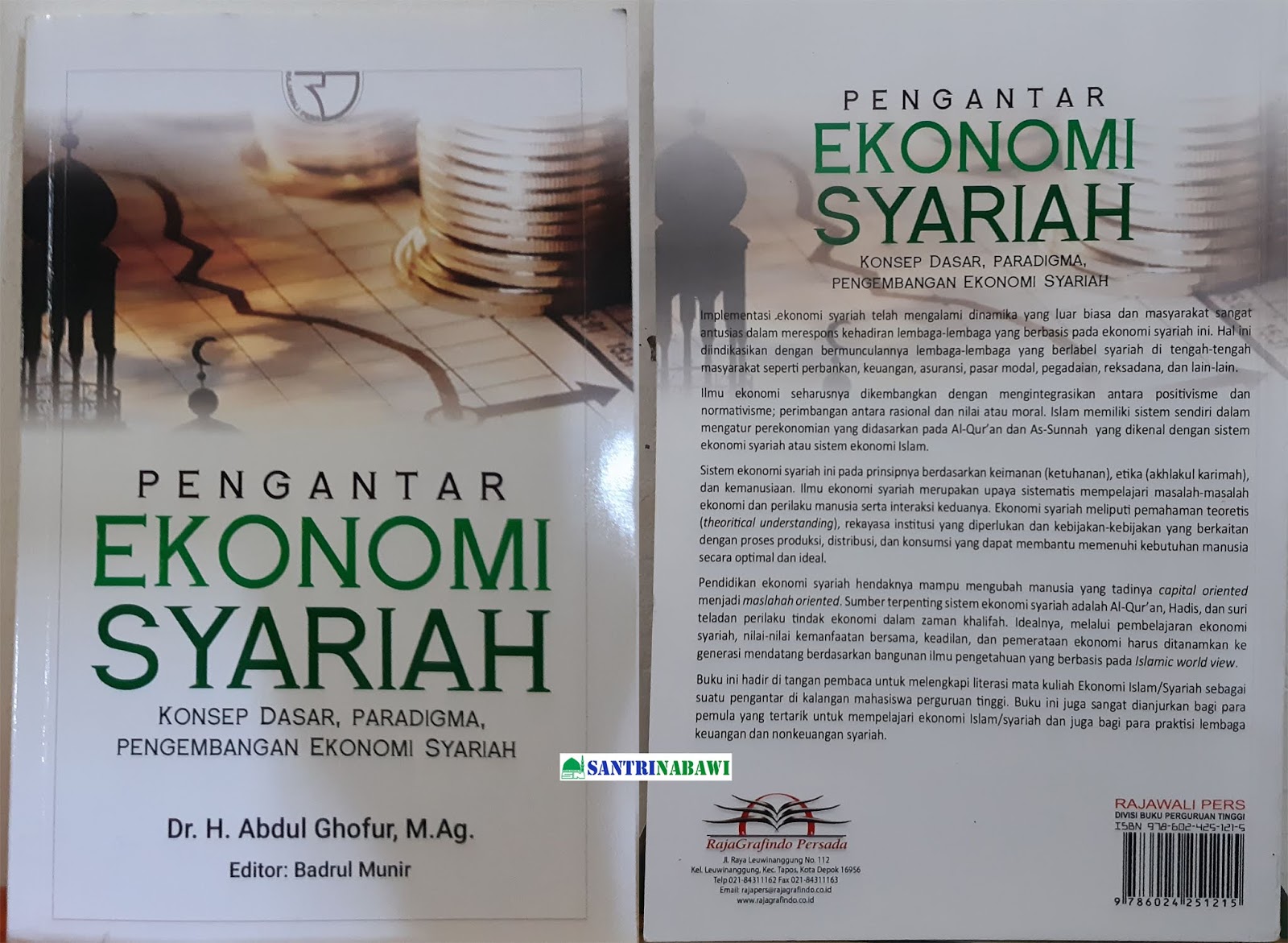 Buku Pengantar Ekonomi Syariah Abdul Ghofur Santri Nabawi Beasiswa Madinah Beasiswa Arab Saudi