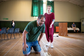 Mozart: Idomeneo - Ben Thapa & Rebecca Bottone in rehearsals for Buxton Festival (Photo Richard Hubert Smith)