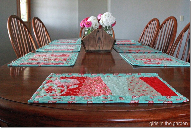 on table