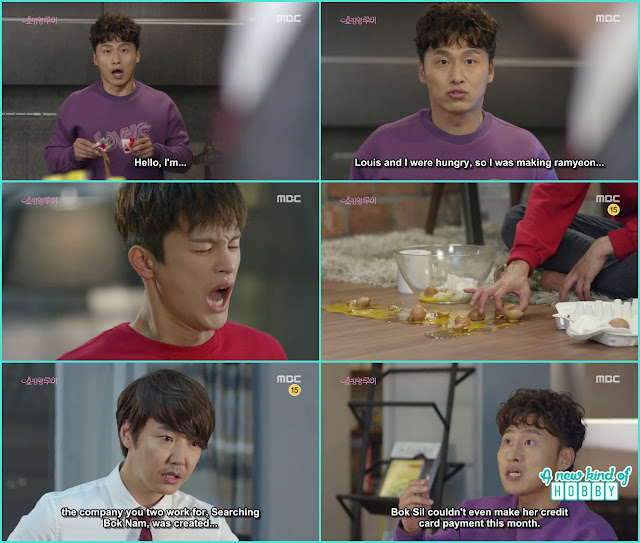  in sung made mr cha house a mess then told about bok sil is giving them money for finding her brother - Shopping King Louis - Episode 6 (Eng Sub) 