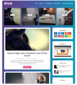 RESPONSIVE BLOGGER TEMPLATES 2020