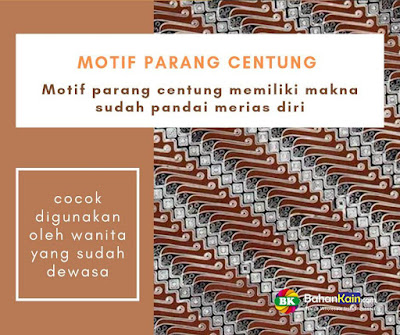 motif batik Parang Centung