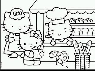 Dibujos de Hello Kitty para Pintar, parte 4